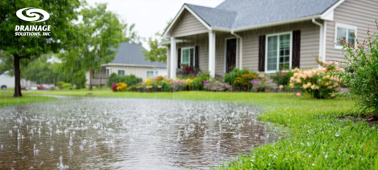 Standing Water After Heavy Rain