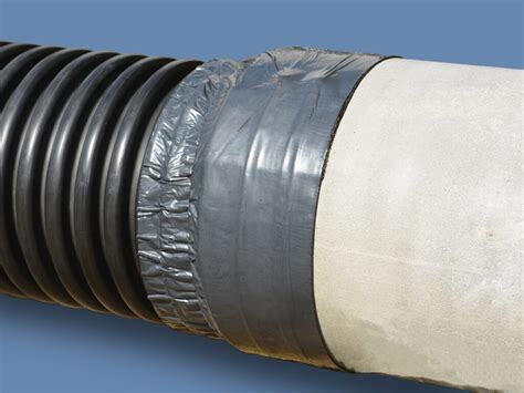 MarMac Dissimilar Pipe Coupler joins two different kinds of pipe.